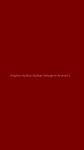 Tampilan Antarmuka Aplikasi Kingtoto Aplikasi Aplikasi Kebugaran Android - 2