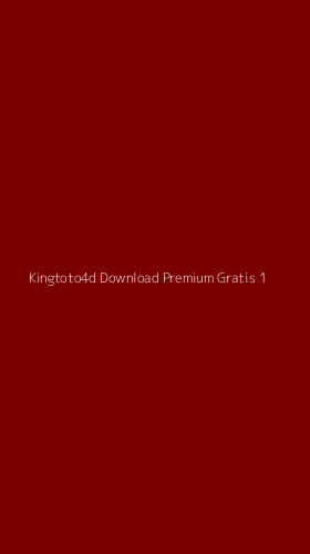 Tampilan Antarmuka Aplikasi Kingtoto4d Download Premium Gratis - 1
