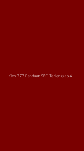 Tampilan Antarmuka Aplikasi Kios 777 Panduan Seo Terlengkap - 4