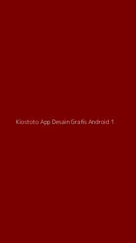 Tampilan Antarmuka Aplikasi Kiostoto App Desain Grafis Android - 1
