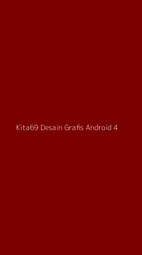Tampilan Antarmuka Aplikasi Kita69 Desain Grafis Android - 4