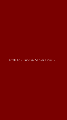 Tampilan Antarmuka Aplikasi Kitab 4d - Tutorial Server Linux - 2