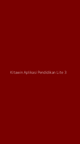 Tampilan Antarmuka Aplikasi Kitawin Aplikasi Pendidikan Lite - 3