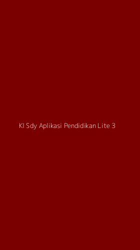 Tampilan Antarmuka Aplikasi Kl Sdy Aplikasi Pendidikan Lite - 3