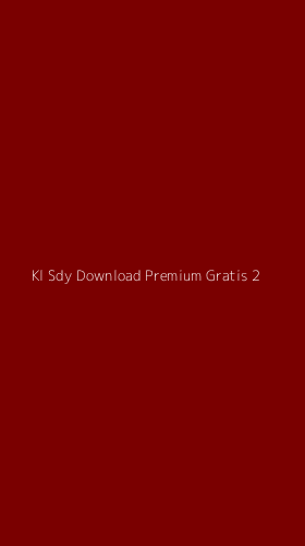 Tampilan Antarmuka Aplikasi Kl Sdy Download Premium Gratis - 2