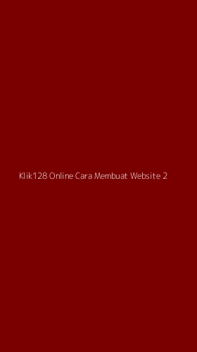 Tampilan Antarmuka Aplikasi Klik128 Online Cara Membuat Website - 2