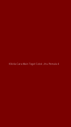 Tampilan Antarmuka Aplikasi Klik4a Cara Main Togel Colok Jitu Pemula - 4