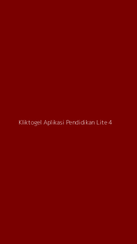 Tampilan Antarmuka Aplikasi Kliktogel Aplikasi Pendidikan Lite - 4