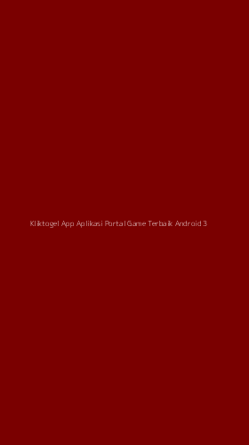 Tampilan Antarmuka Aplikasi Kliktogel App Aplikasi Portal Game Terbaik Android - 3