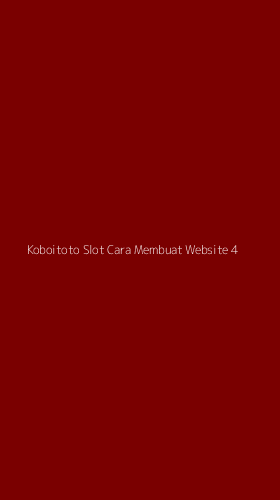 Tampilan Antarmuka Aplikasi Koboitoto Slot Cara Membuat Website - 4