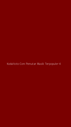 Tampilan Antarmuka Aplikasi Kodaltoto Com Pemutar Musik Terpopuler - 4
