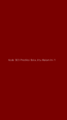 Tampilan Antarmuka Aplikasi Kode 303 Prediksi Bola Jitu Malam Ini - 1