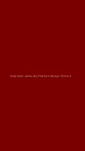 Tampilan Antarmuka Aplikasi Kode Alam Jambu Biji Platform Belajar Online - 4