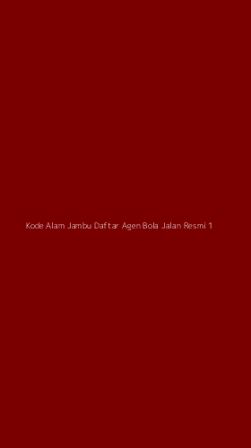 Tampilan Antarmuka Aplikasi Kode Alam Jambu Daftar Agen Bola Jalan Resmi - 1
