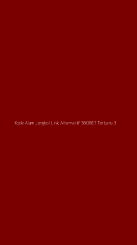 Tampilan Antarmuka Aplikasi Kode Alam Jengkol Link Alternatif Sbobet Terbaru - 3