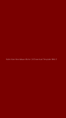 Tampilan Antarmuka Aplikasi Kode Alam Kecelakaan Motor 2d Download Template Web - 3