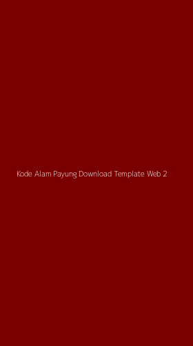 Tampilan Antarmuka Aplikasi Kode Alam Payung Download Template Web - 2