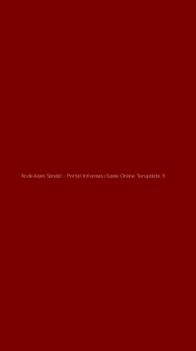Tampilan Antarmuka Aplikasi Kode Alam Sandal - Portal Informasi Game Online Terupdate - 3