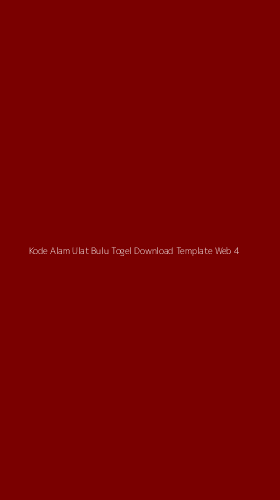 Tampilan Antarmuka Aplikasi Kode Alam Ulat Bulu Togel Download Template Web - 4