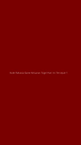 Tampilan Antarmuka Aplikasi Kode Rahasia Game Keluaran Togel Hari Ini Tercepat - 1