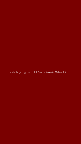 Tampilan Antarmuka Aplikasi Kode Togel Sgp Info Slot Gacor Maxwin Malam Ini - 3