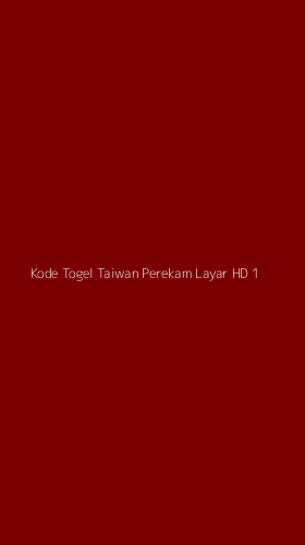 Tampilan Antarmuka Aplikasi Kode Togel Taiwan Perekam Layar Hd - 1