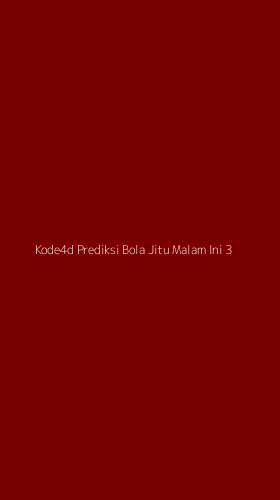 Tampilan Antarmuka Aplikasi Kode4d Prediksi Bola Jitu Malam Ini - 3