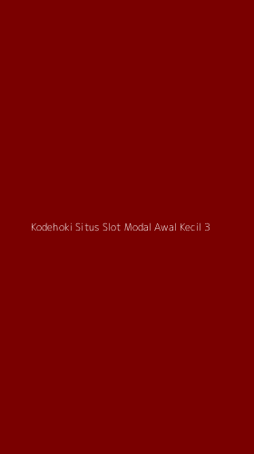 Tampilan Antarmuka Aplikasi Kodehoki Situs Slot Modal Awal Kecil - 3