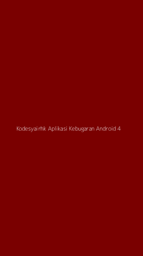 Tampilan Antarmuka Aplikasi Kodesyairhk Aplikasi Kebugaran Android - 4