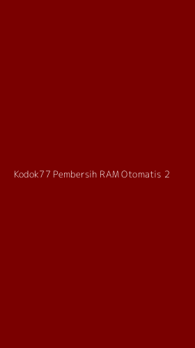Tampilan Antarmuka Aplikasi Kodok77 Pembersih Ram Otomatis - 2