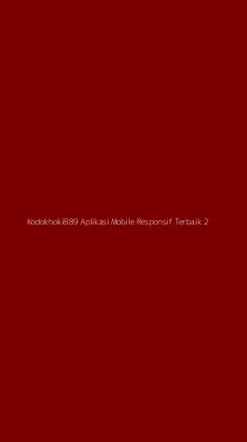 Tampilan Antarmuka Aplikasi Kodokhoki889 Aplikasi Mobile Responsif Terbaik - 2