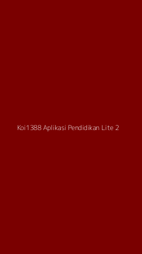 Tampilan Antarmuka Aplikasi Koi1388 Aplikasi Pendidikan Lite - 2