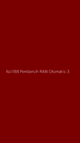 Tampilan Antarmuka Aplikasi Koi188 Pembersih Ram Otomatis - 3