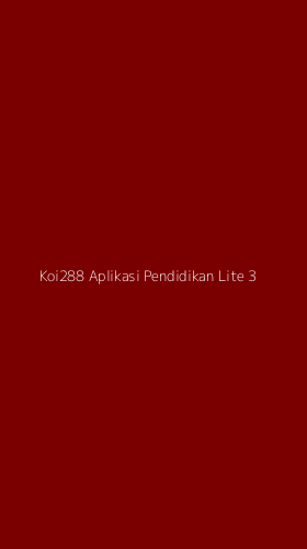 Tampilan Antarmuka Aplikasi Koi288 Aplikasi Pendidikan Lite - 3
