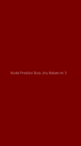 Tampilan Antarmuka Aplikasi Koi4d Prediksi Bola Jitu Malam Ini - 3