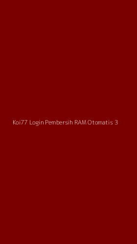 Tampilan Antarmuka Aplikasi Koi77 Login Pembersih Ram Otomatis - 3