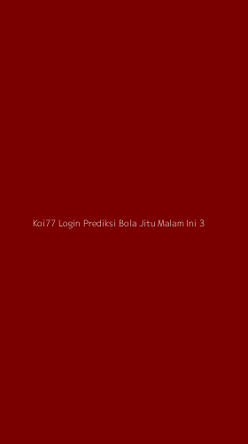 Tampilan Antarmuka Aplikasi Koi77 Login Prediksi Bola Jitu Malam Ini - 3