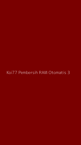 Tampilan Antarmuka Aplikasi Koi77 Pembersih Ram Otomatis - 3