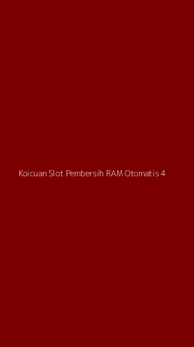 Tampilan Antarmuka Aplikasi Koicuan Slot Pembersih Ram Otomatis - 4