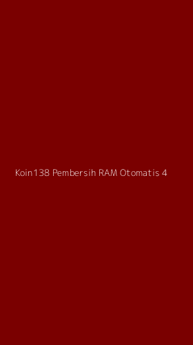 Tampilan Antarmuka Aplikasi Koin138 Pembersih Ram Otomatis - 4