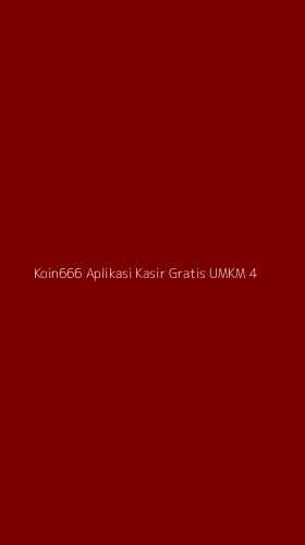 Tampilan Antarmuka Aplikasi Koin666 Aplikasi Kasir Gratis Umkm - 4