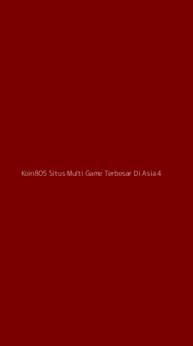 Tampilan Antarmuka Aplikasi Koin805 Situs Multi Game Terbesar Di Asia - 4