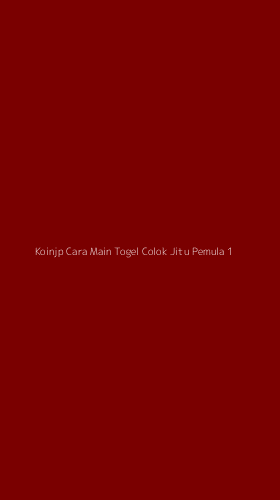 Tampilan Antarmuka Aplikasi Koinjp Cara Main Togel Colok Jitu Pemula - 1