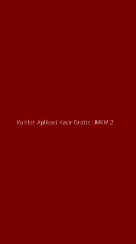 Tampilan Antarmuka Aplikasi Koislot Aplikasi Kasir Gratis Umkm - 2