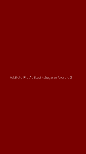 Tampilan Antarmuka Aplikasi Kokitoto Rtp Aplikasi Kebugaran Android - 3