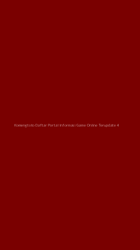 Tampilan Antarmuka Aplikasi Komengtoto Daftar Portal Informasi Game Online Terupdate - 4