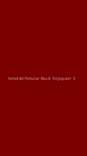 Tampilan Antarmuka Aplikasi Konek4d Pemutar Musik Terpopuler - 3
