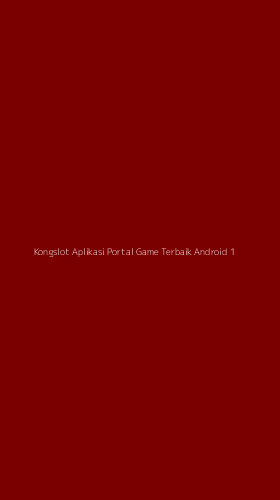 Tampilan Antarmuka Aplikasi Kongslot Aplikasi Portal Game Terbaik Android - 1