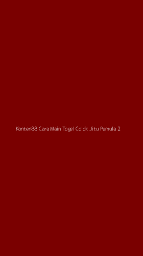 Tampilan Antarmuka Aplikasi Konten88 Cara Main Togel Colok Jitu Pemula - 2