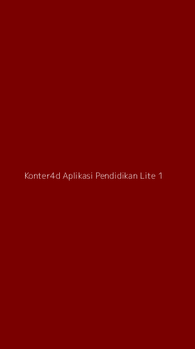 Tampilan Antarmuka Aplikasi Konter4d Aplikasi Pendidikan Lite - 1